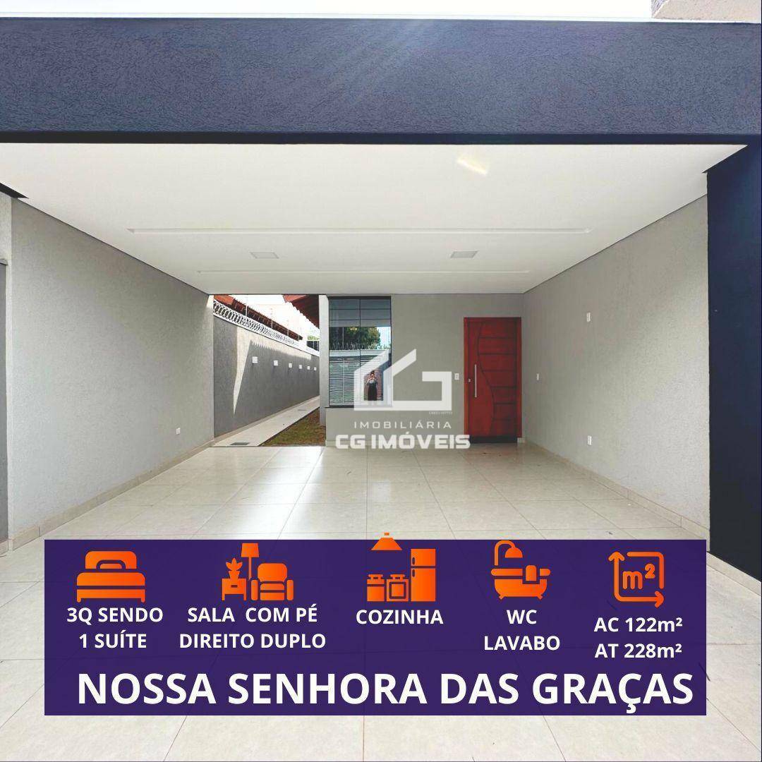 Casa à venda com 3 quartos, 122m² - Foto 1