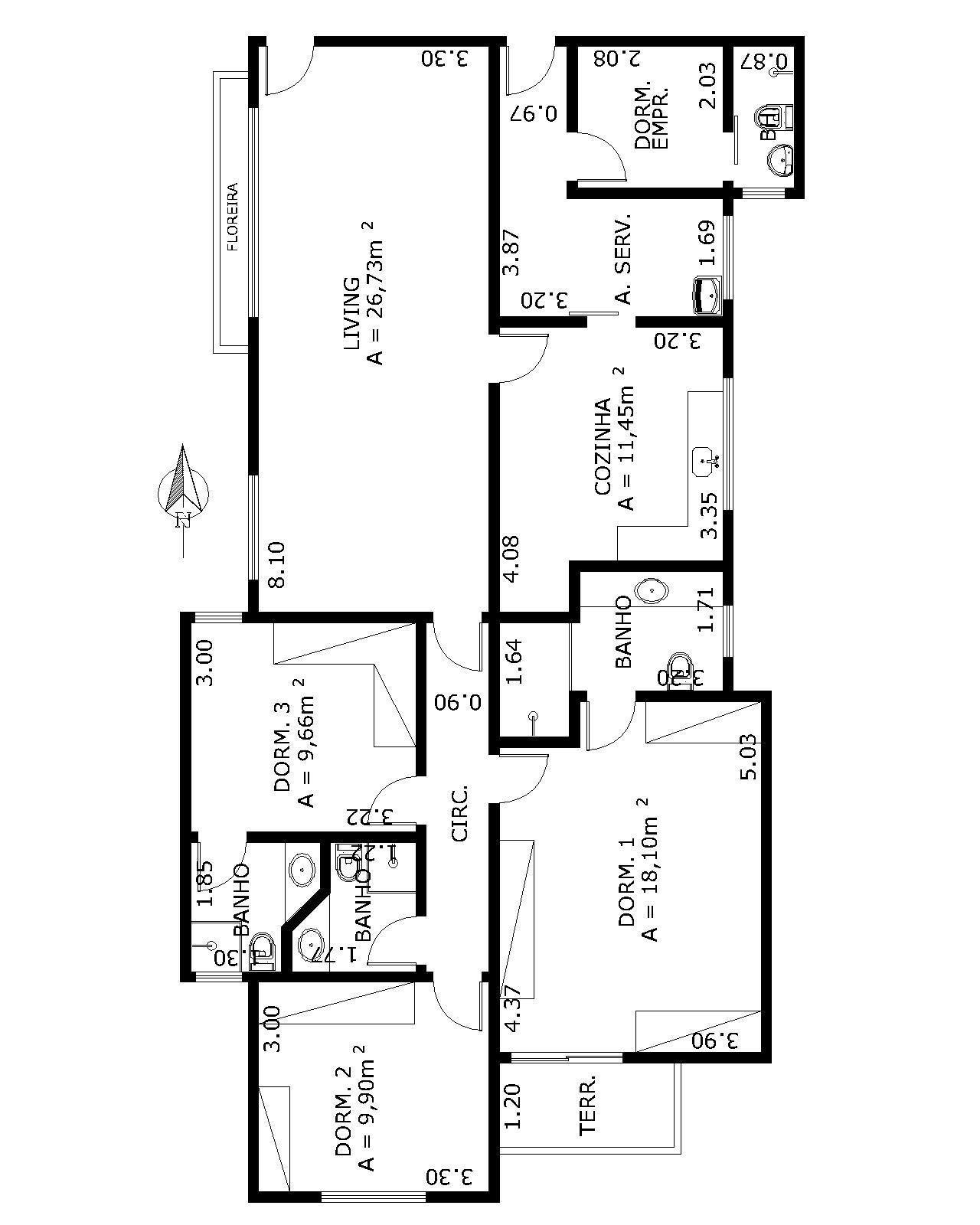 Apartamento à venda com 3 quartos, 260m² - Foto 2