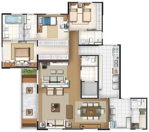 Apartamento à venda com 3 quartos, 130m² - Foto 5