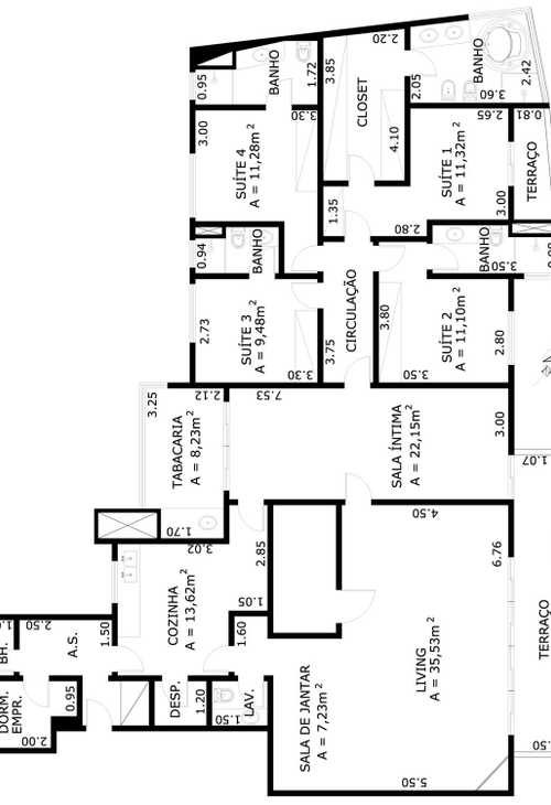 Apartamento à venda com 4 quartos, 356m² - Foto 3