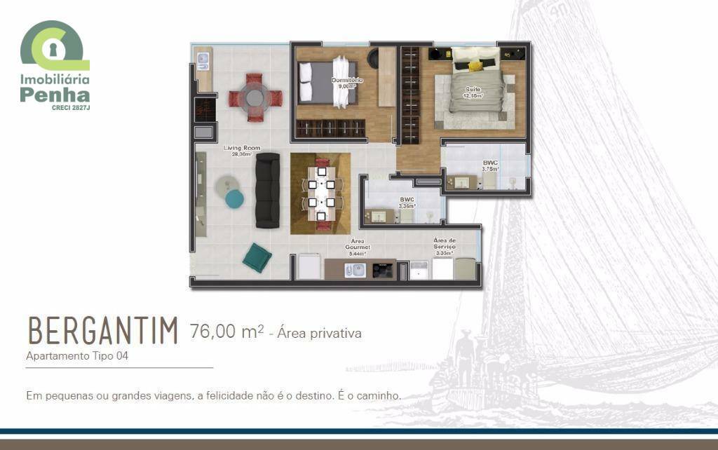 Apartamento à venda com 2 quartos, 76m² - Foto 33