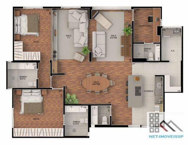 Apartamento à venda com 2 quartos, 127m² - Foto 30