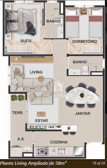 Apartamento à venda com 2 quartos, 41m² - Foto 23