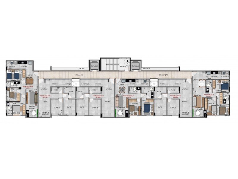 Apartamento à venda com 3 quartos, 75m² - Foto 16