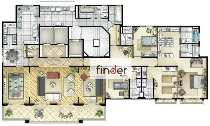 Apartamento à venda com 4 quartos, 311m² - Foto 28