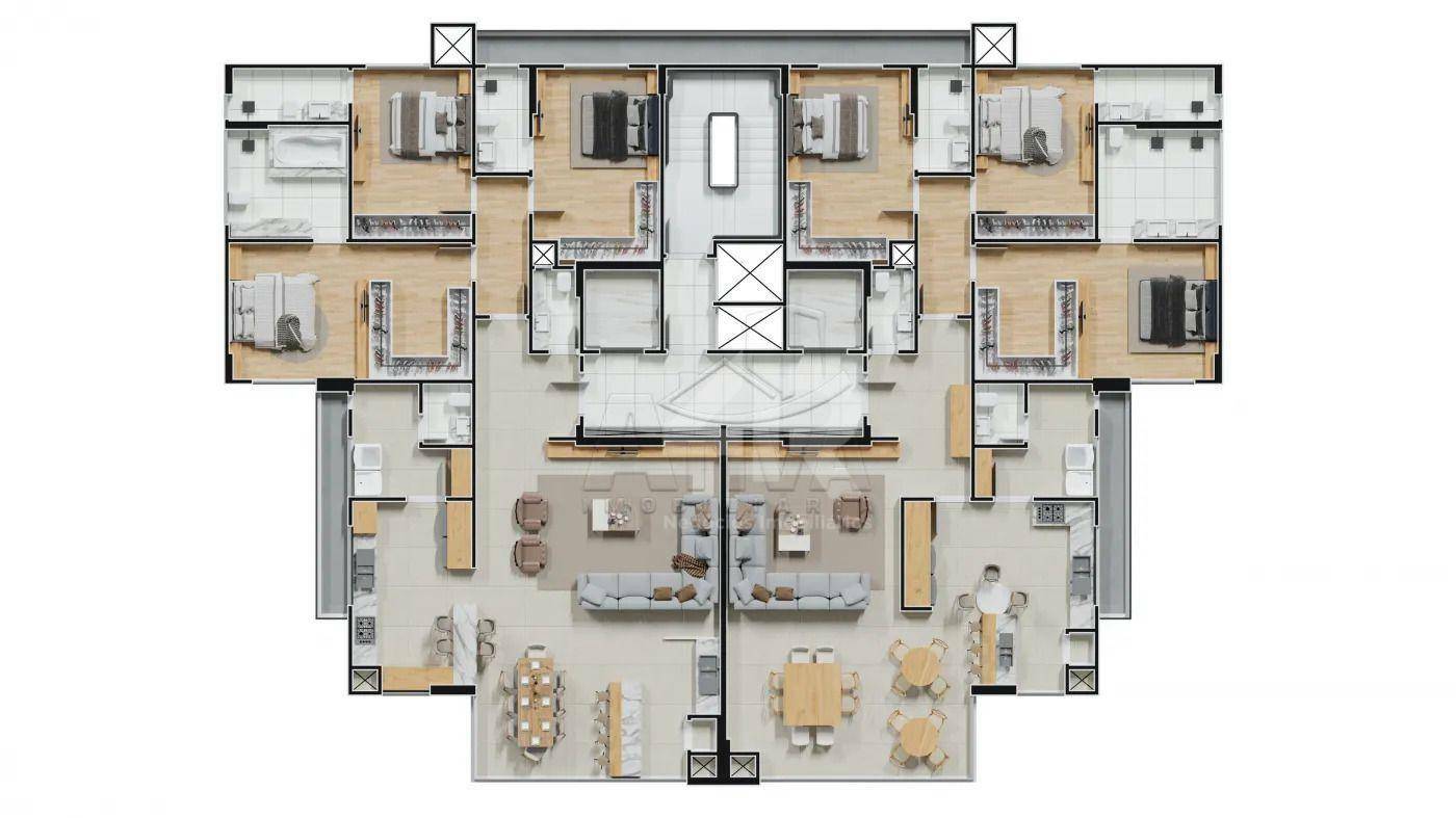 Apartamento à venda com 3 quartos, 181m² - Foto 7