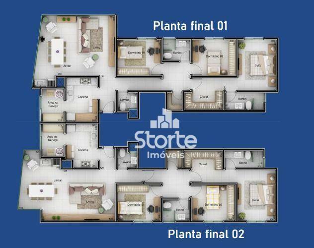 Apartamento à venda com 3 quartos, 126m² - Foto 8