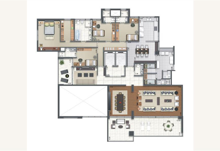 Apartamento à venda com 4 quartos, 322m² - Foto 2