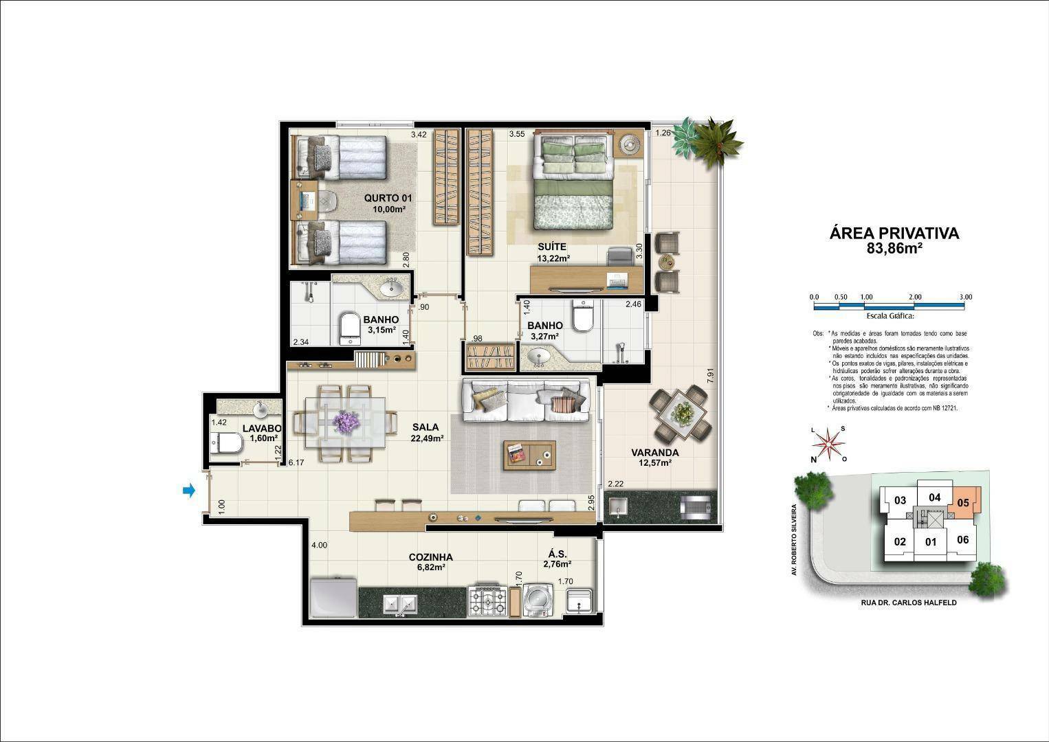 Apartamento à venda com 3 quartos, 118m² - Foto 31