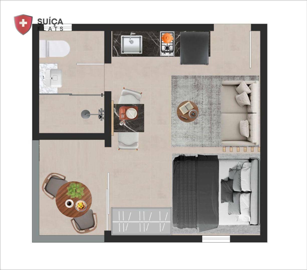 Kitnet e Studio à venda com 1 quarto, 22m² - Foto 15