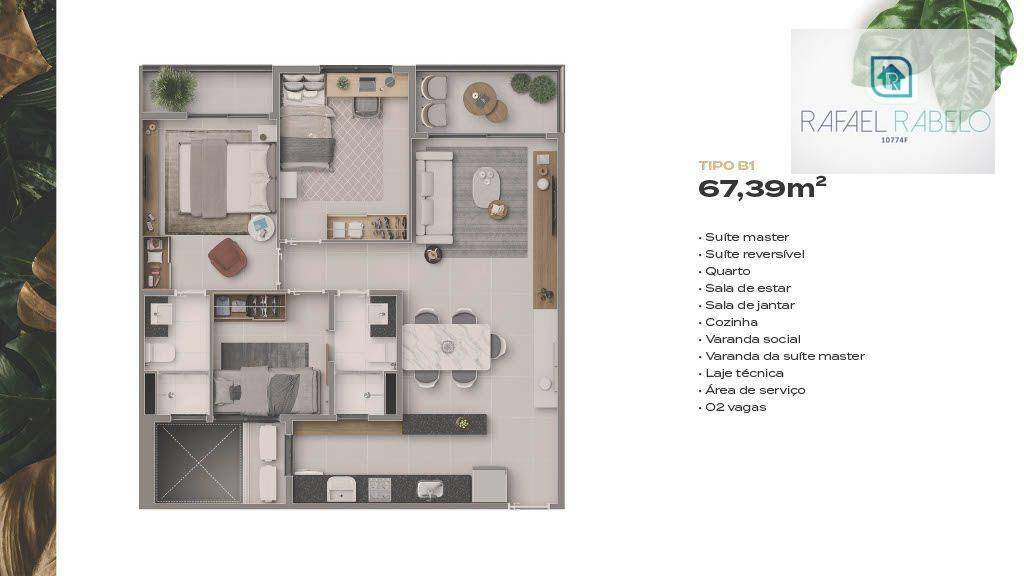 Apartamento à venda com 3 quartos, 78m² - Foto 27