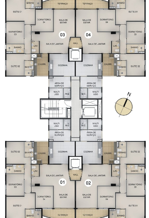 Apartamento à venda com 3 quartos, 128m² - Foto 6