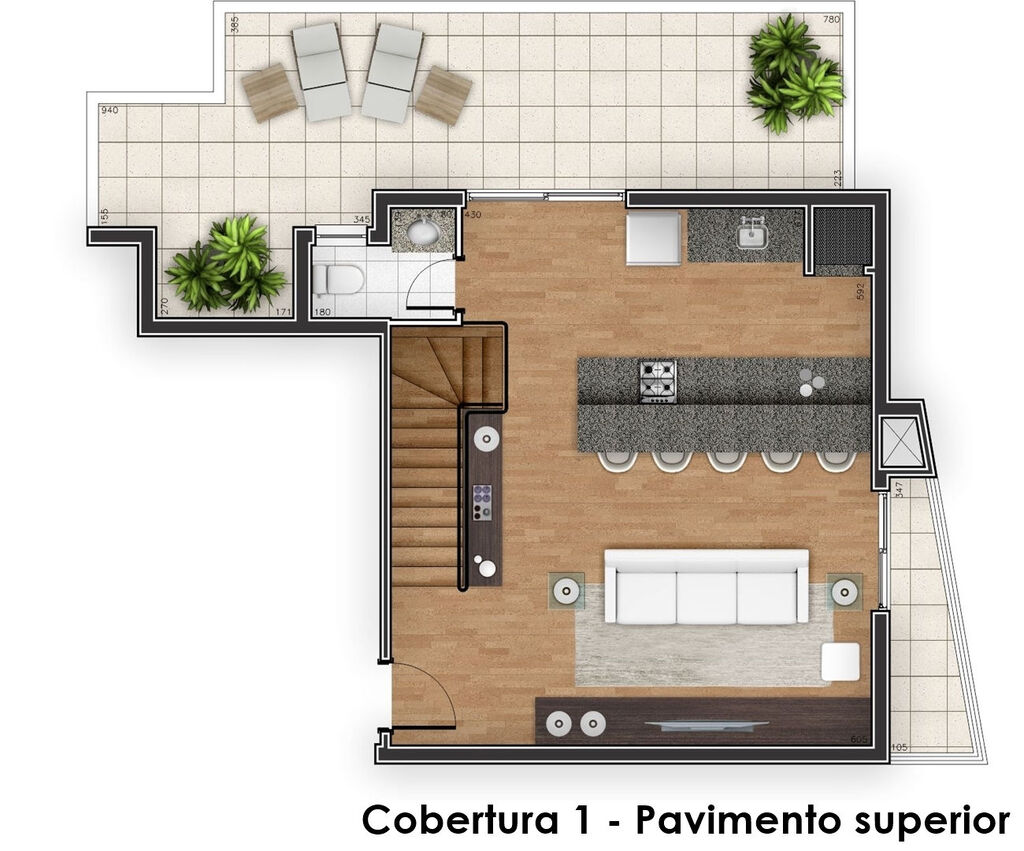 Apartamento à venda com 3 quartos, 7735m² - Foto 20