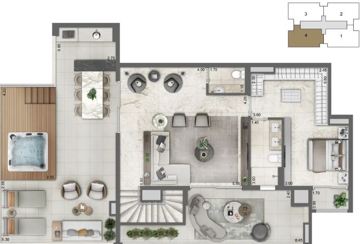 Apartamento à venda com 3 quartos, 113m² - Foto 5