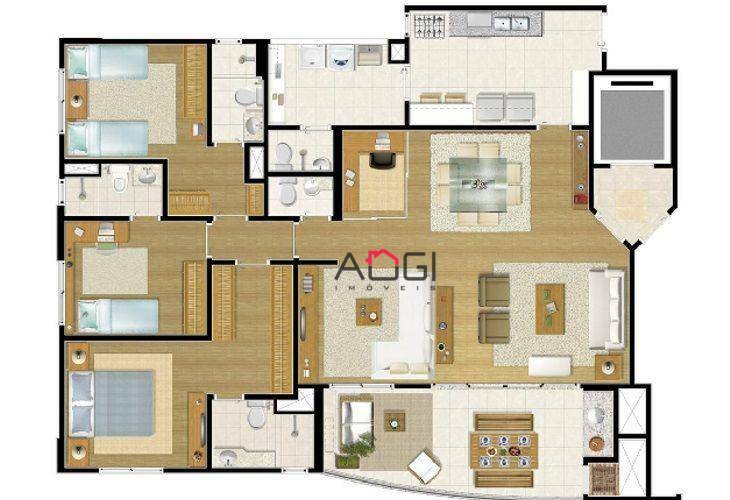 Apartamento à venda com 3 quartos, 118m² - Foto 20