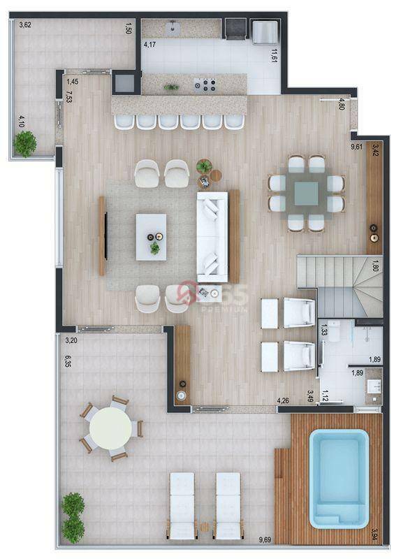 Cobertura à venda com 3 quartos, 300m² - Foto 58