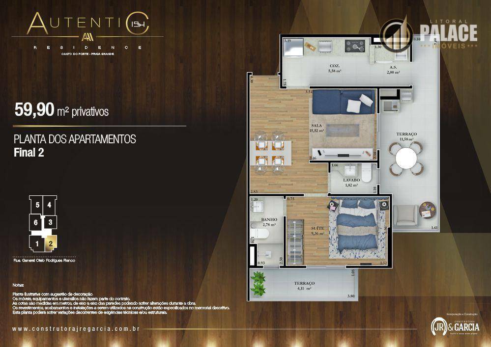 Apartamento à venda com 1 quarto, 59m² - Foto 77