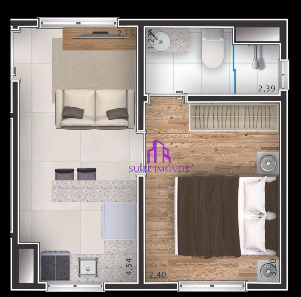 Apartamento à venda com 2 quartos, 35m² - Foto 33