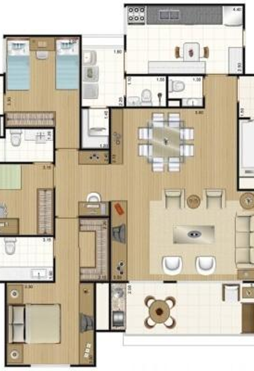 Apartamento à venda com 3 quartos, 115m² - Foto 4