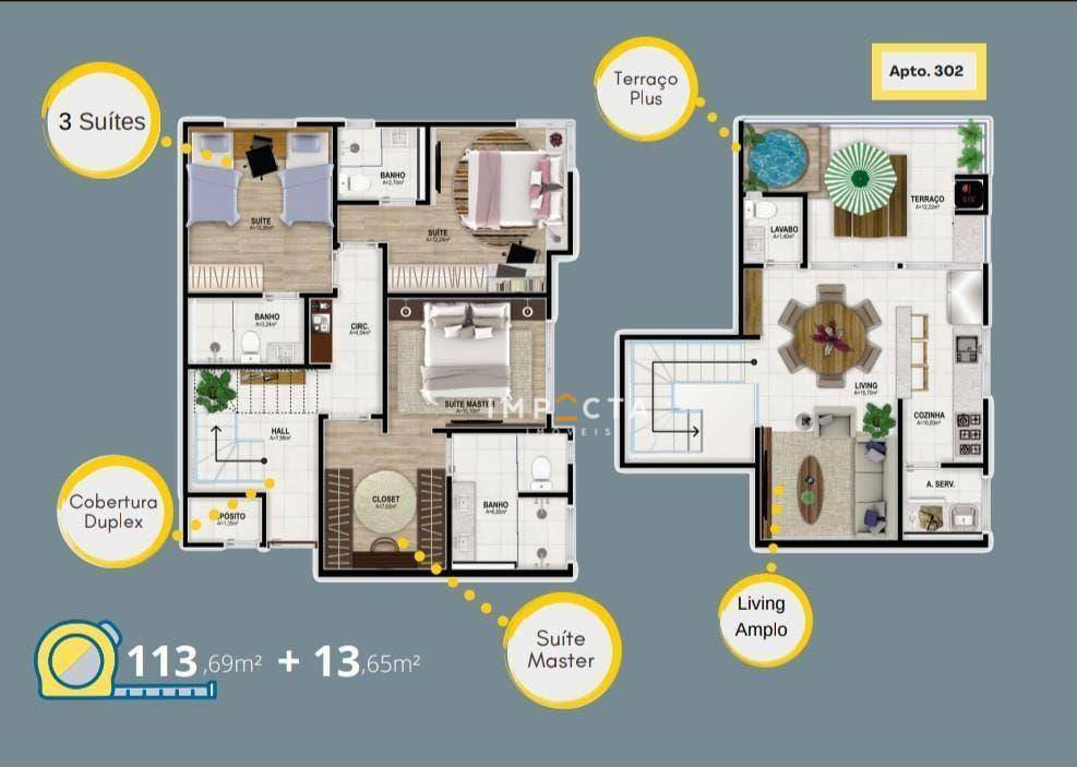 Cobertura à venda com 3 quartos, 113m² - Foto 66