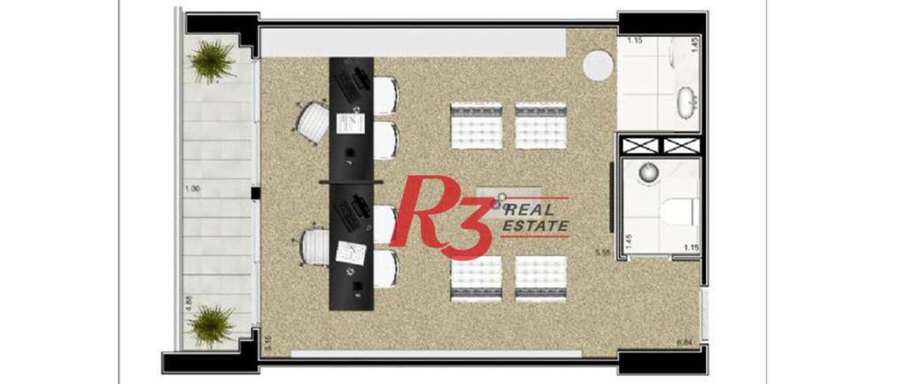 Conjunto Comercial-Sala para alugar, 48m² - Foto 25
