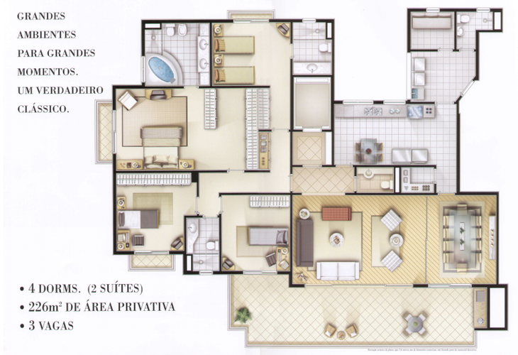 Apartamento à venda com 4 quartos, 226m² - Foto 15