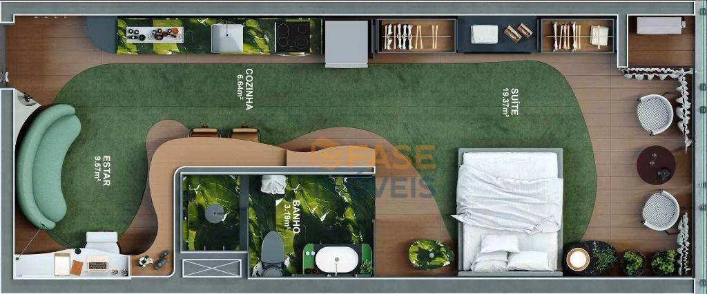 Apartamento, 1 quarto, 41 m² - Foto 4