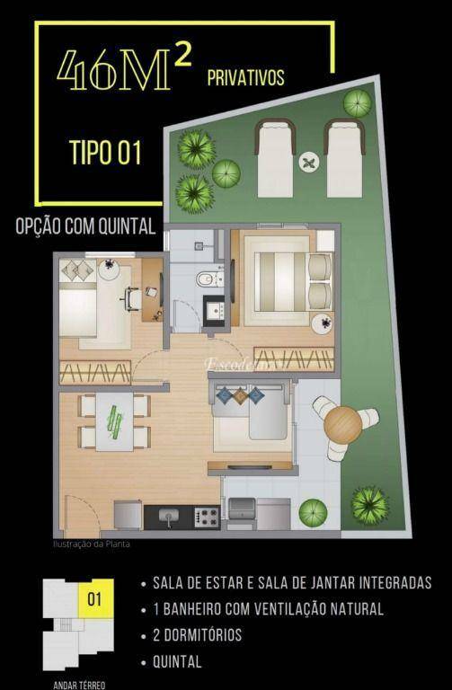 Cobertura à venda com 2 quartos, 47m² - Foto 15