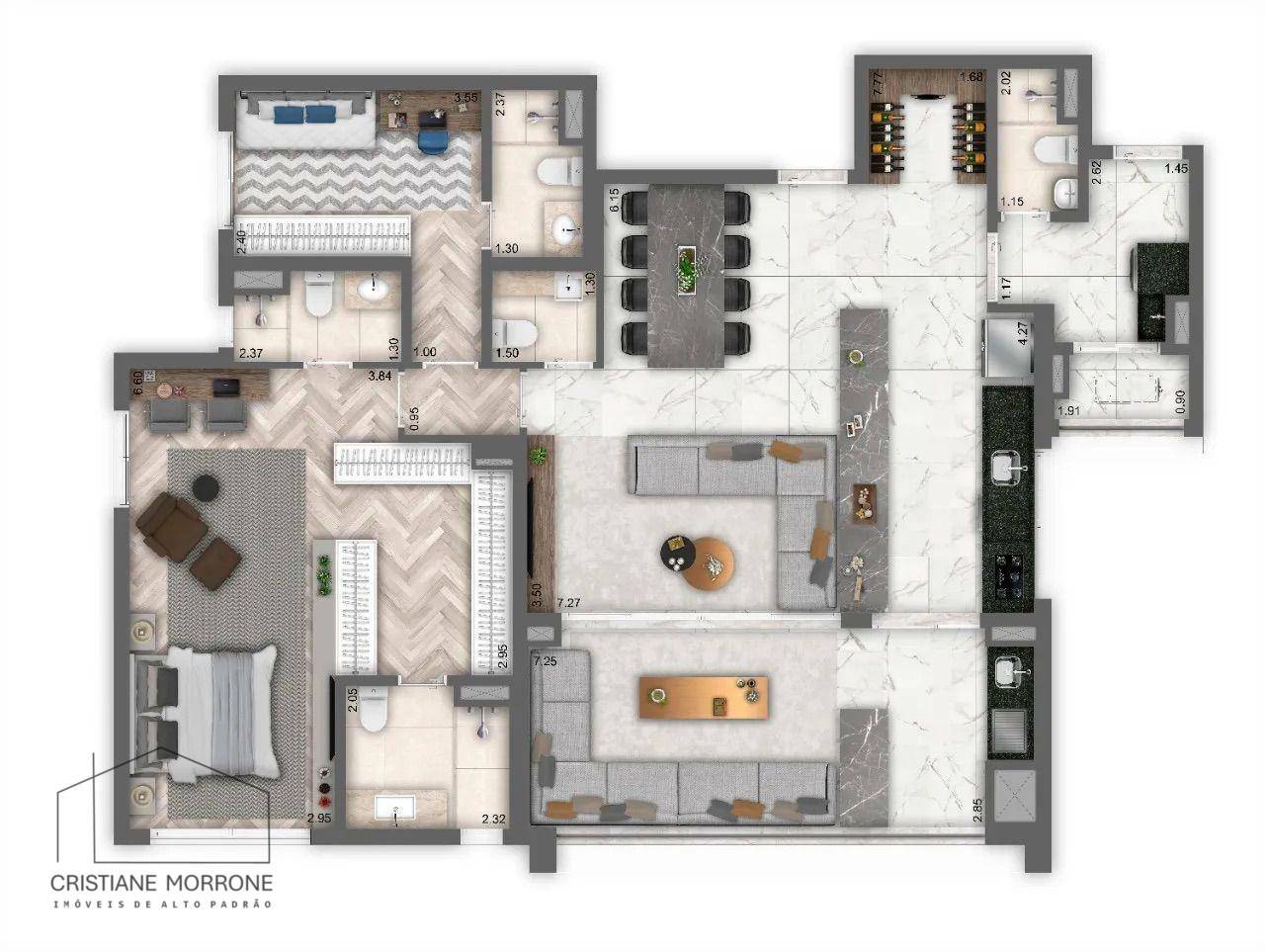 Apartamento à venda com 2 quartos, 120m² - Foto 4