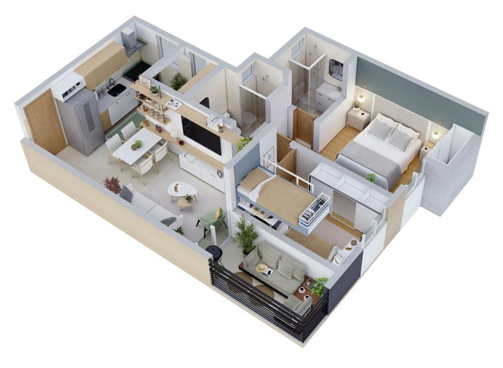 Apartamento à venda com 2 quartos, 65m² - Foto 11