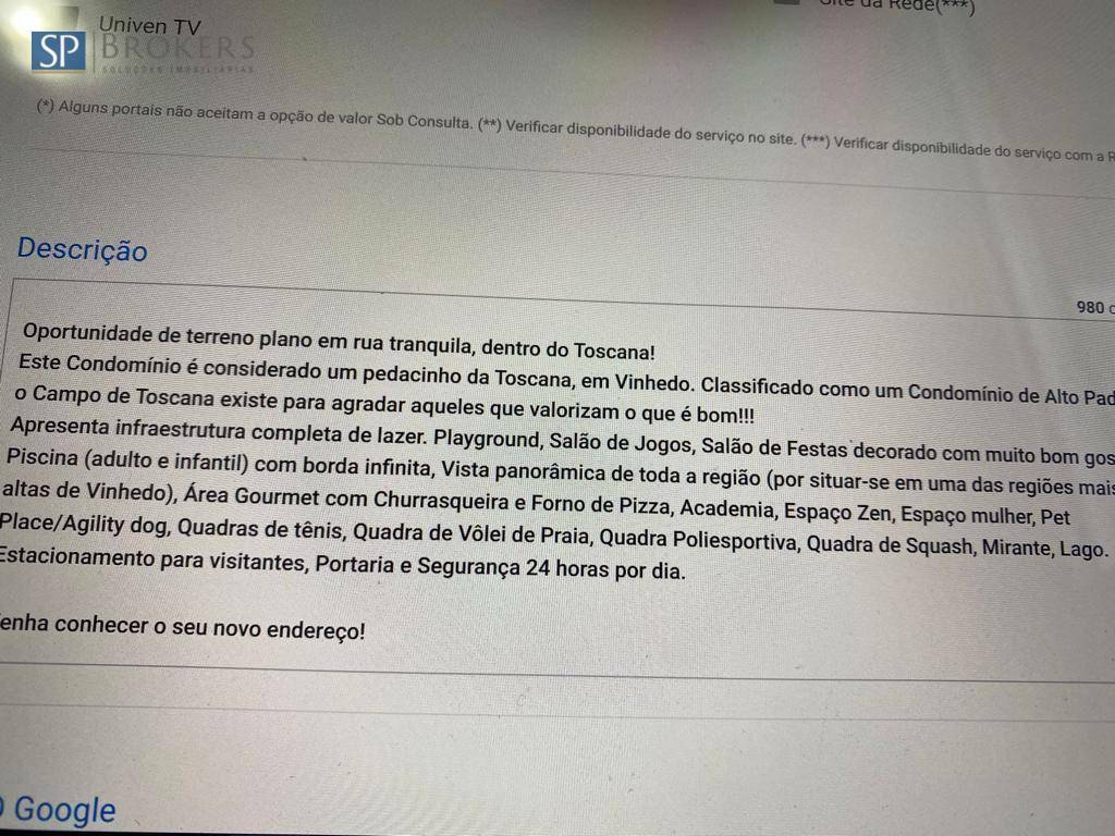 Loteamento e Condomínio, 960 m² - Foto 5