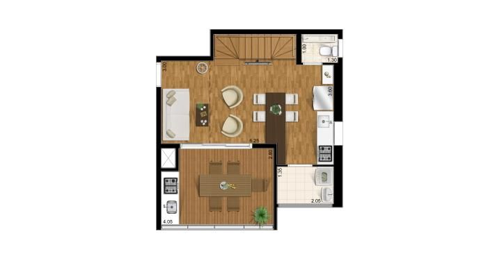 Apartamento à venda com 2 quartos, 113m² - Foto 3