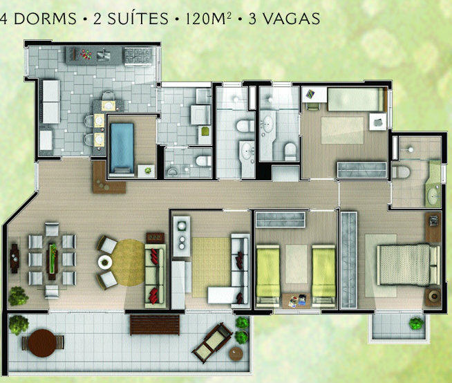 Apartamento à venda com 4 quartos, 120m² - Foto 5