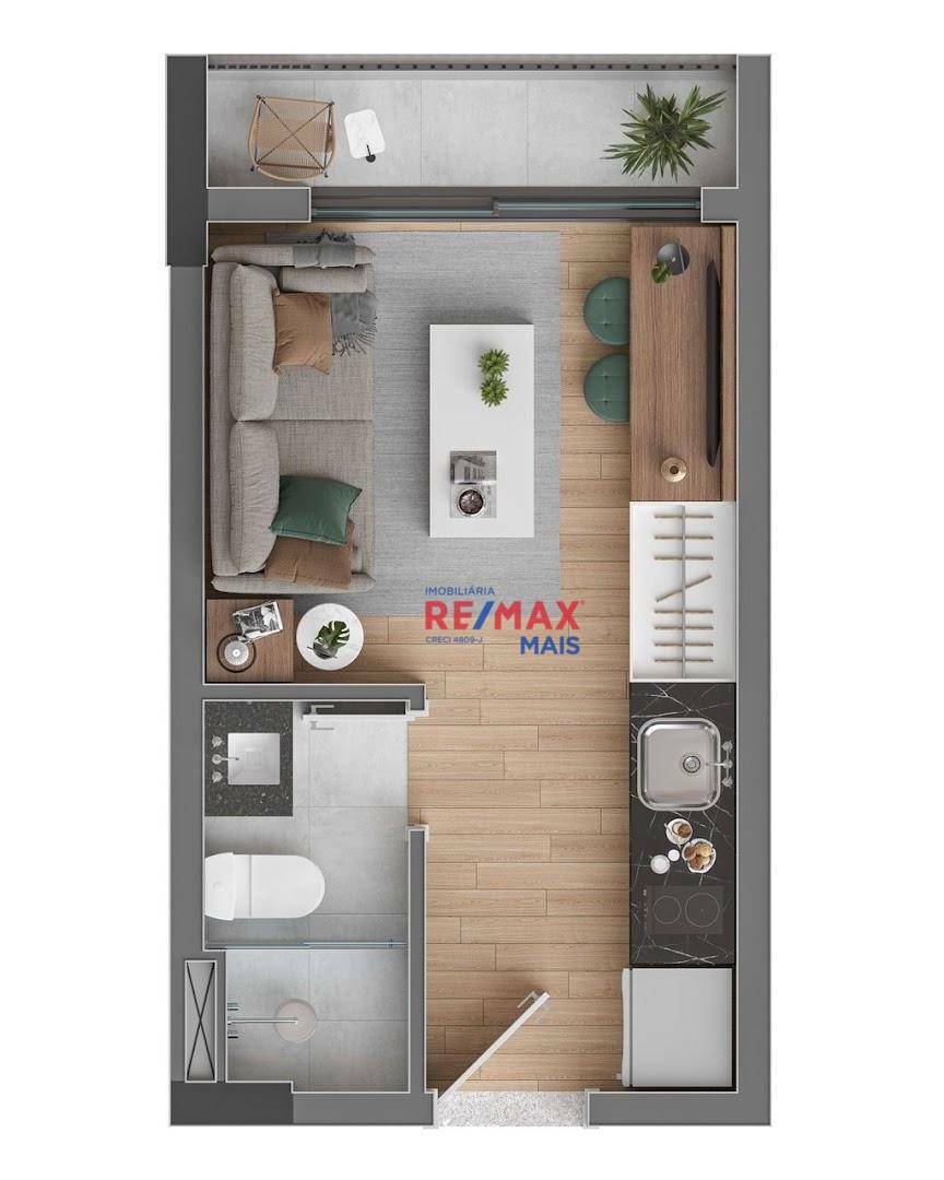 Apartamento à venda com 2 quartos, 51m² - Foto 7