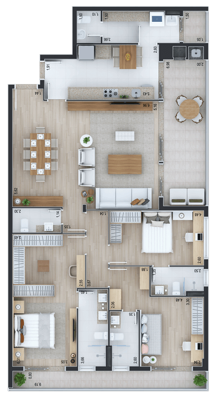 Apartamento à venda com 3 quartos, 14307m² - Foto 38