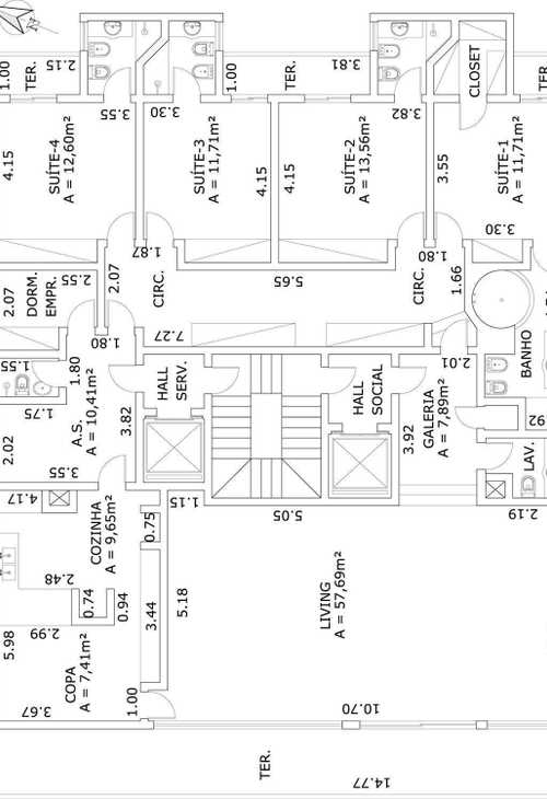 Apartamento à venda com 4 quartos, 240m² - Foto 4