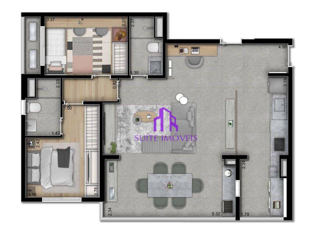 Apartamento à venda com 3 quartos, 85m² - Foto 21