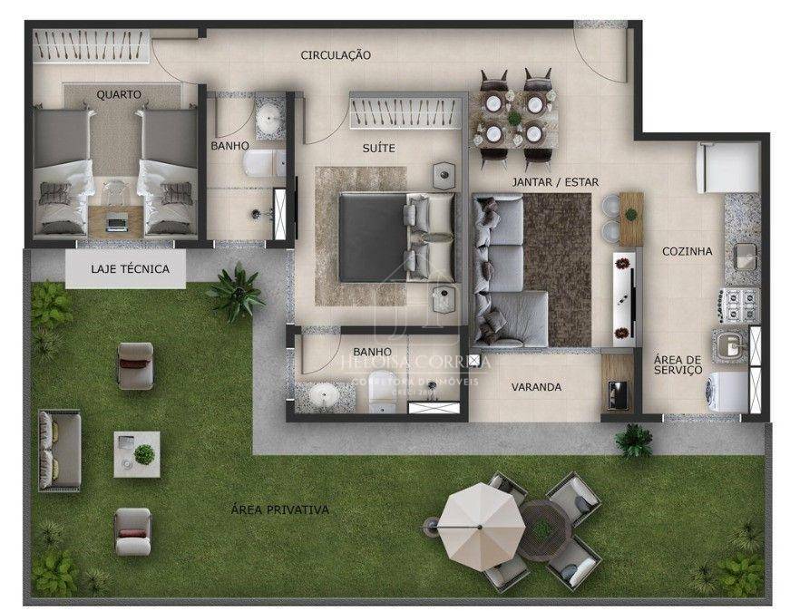 Apartamento, 1 quarto, 42 m² - Foto 1