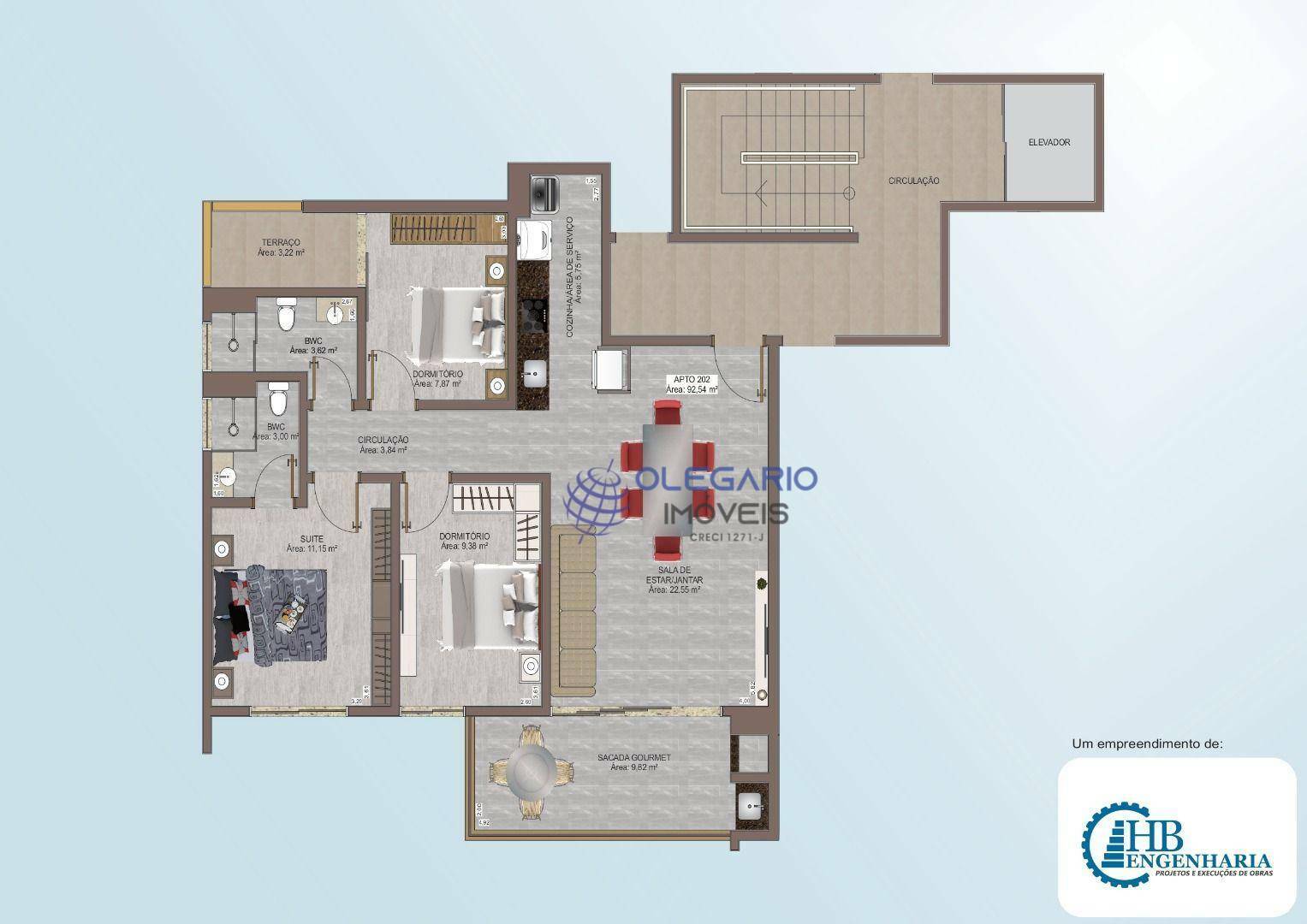 Apartamento à venda com 2 quartos, 85m² - Foto 21