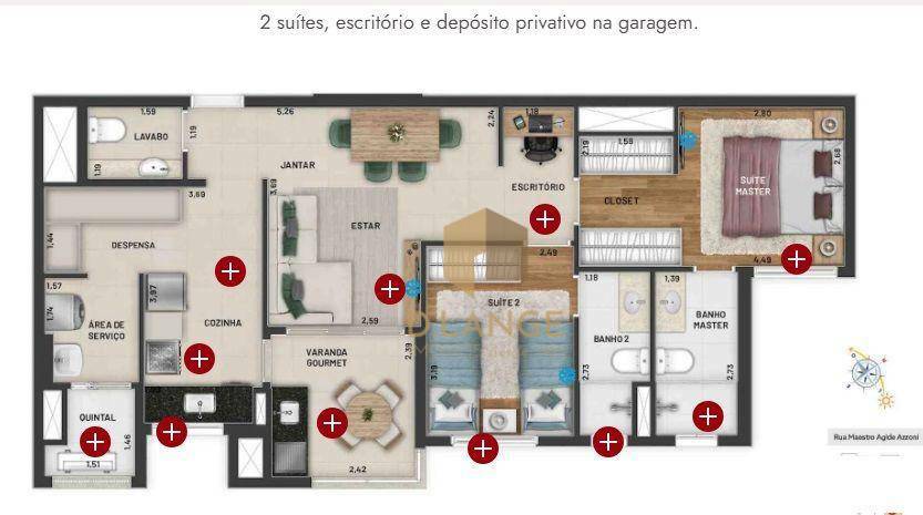 Apartamento à venda com 2 quartos, 81m² - Foto 13