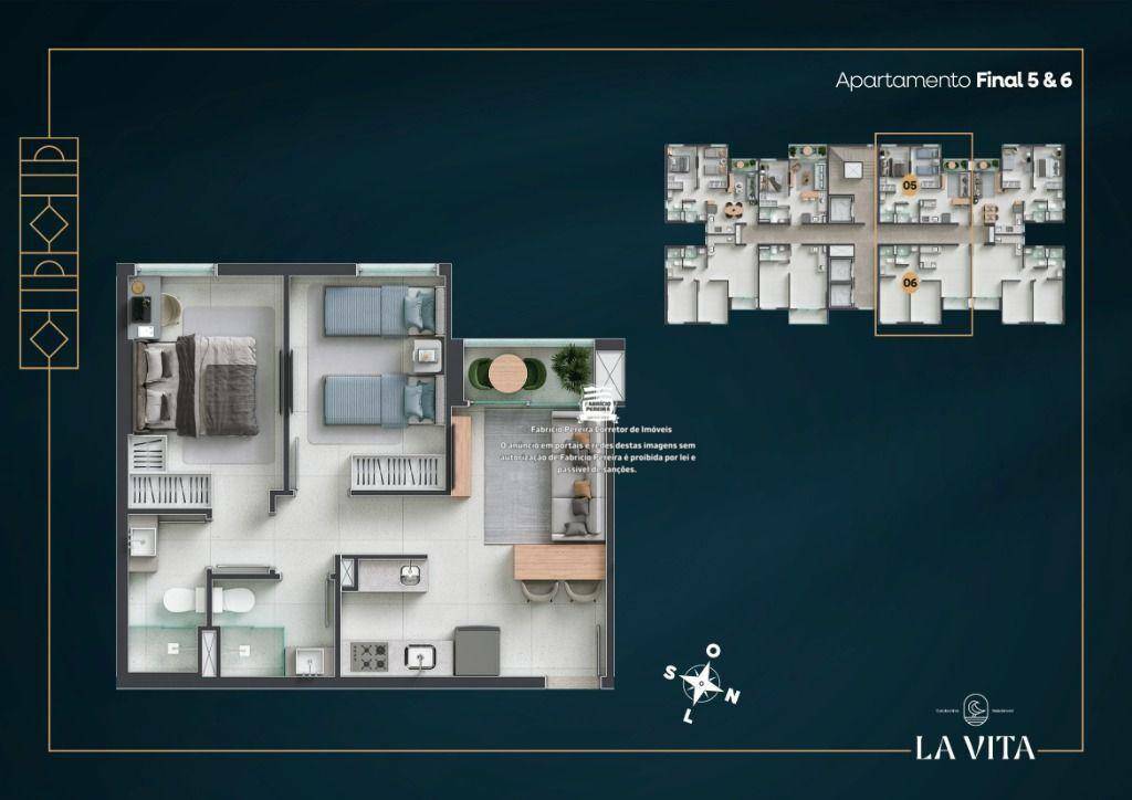 Apartamento à venda com 2 quartos, 50m² - Foto 56
