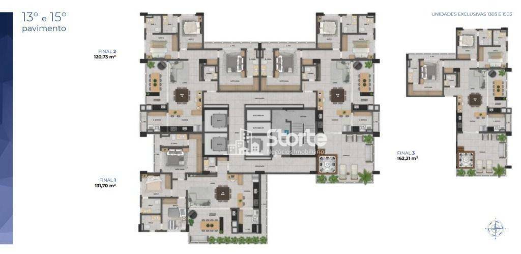 Apartamento à venda com 3 quartos, 117m² - Foto 30