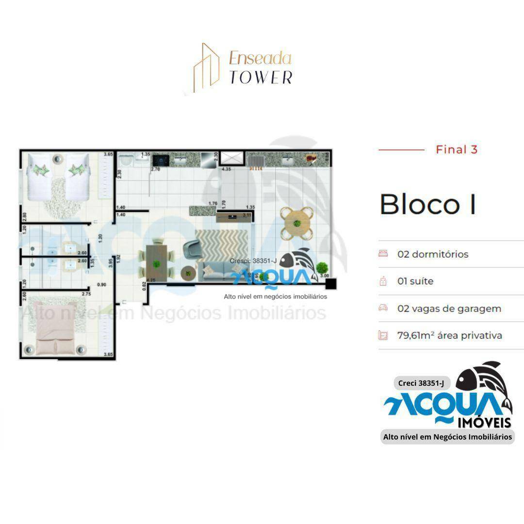 Apartamento à venda com 2 quartos, 79m² - Foto 19