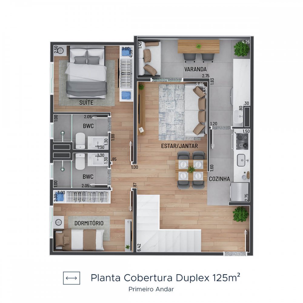 Apartamento à venda com 3 quartos, 125m² - Foto 9