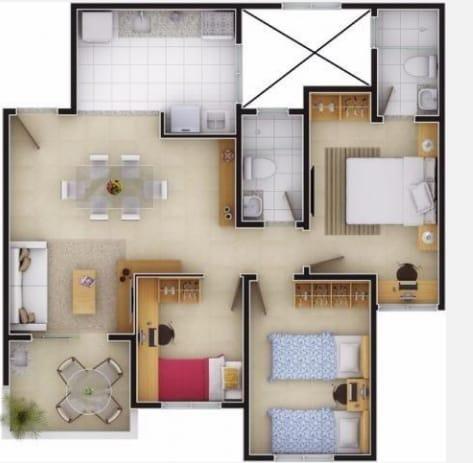 Apartamento à venda com 3 quartos, 65m² - Foto 9