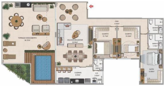 Apartamento à venda com 3 quartos, 8824m² - Foto 21