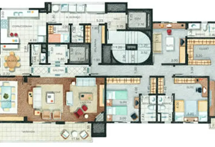 Apartamento à venda com 4 quartos, 261m² - Foto 5