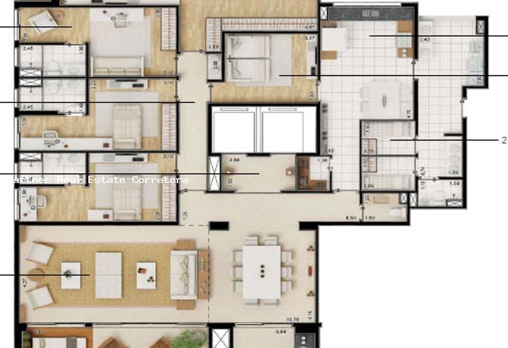 Apartamento à venda com 4 quartos, 293m² - Foto 12