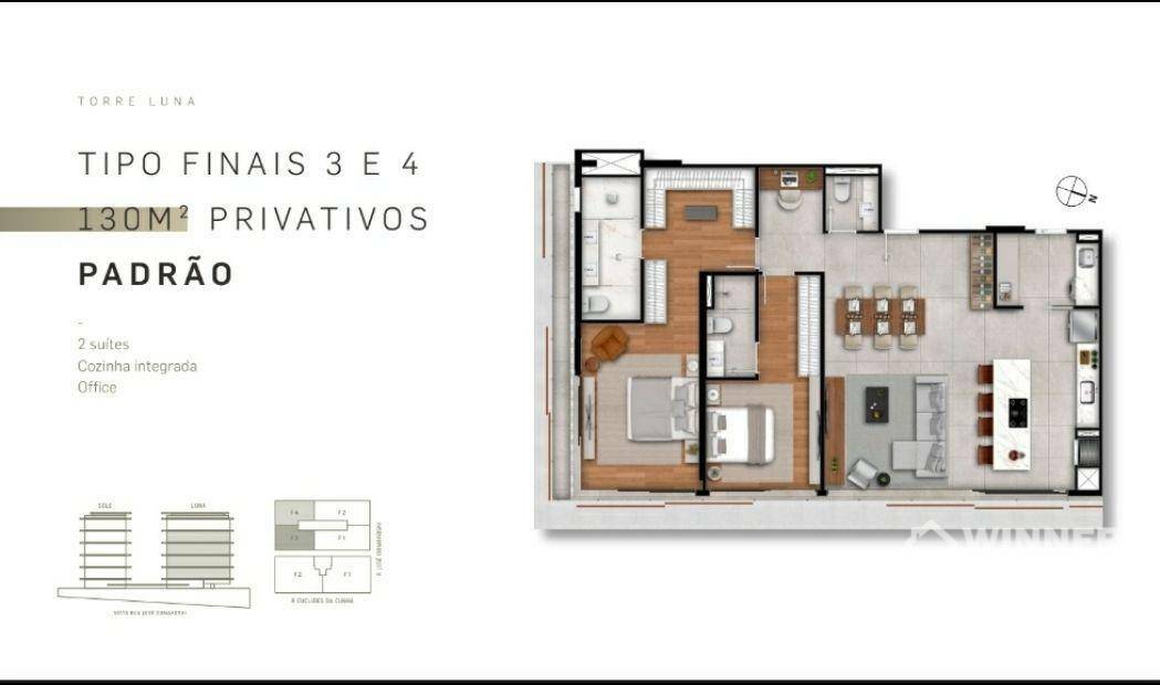 Apartamento à venda com 2 quartos, 131m² - Foto 16