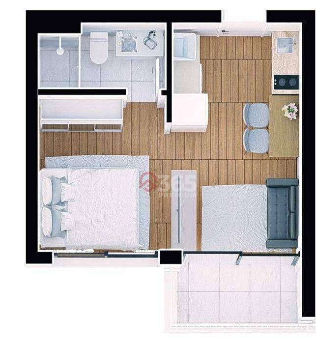 Apartamento à venda com 1 quarto, 62m² - Foto 33